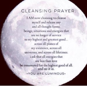 cleansing prayer